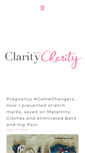 Mobile Screenshot of claritywithcharity.com